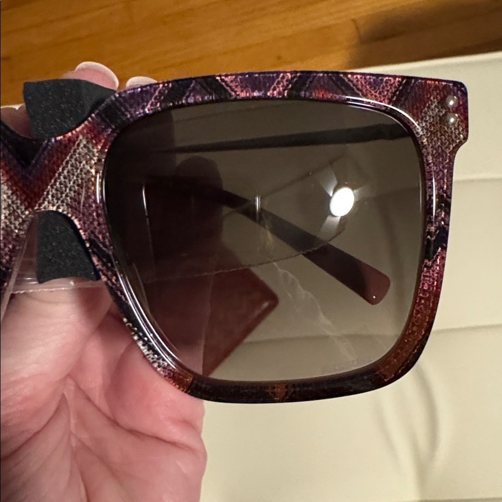 Missoni Oversized Patterned Square Sunglasses NWT… - image 3